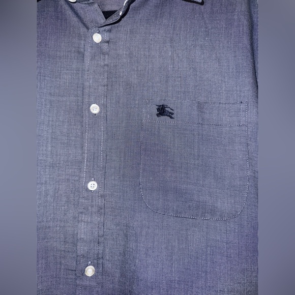 BURBERRY Button Down Shirt SIZE: XL - Picture 2 of 8